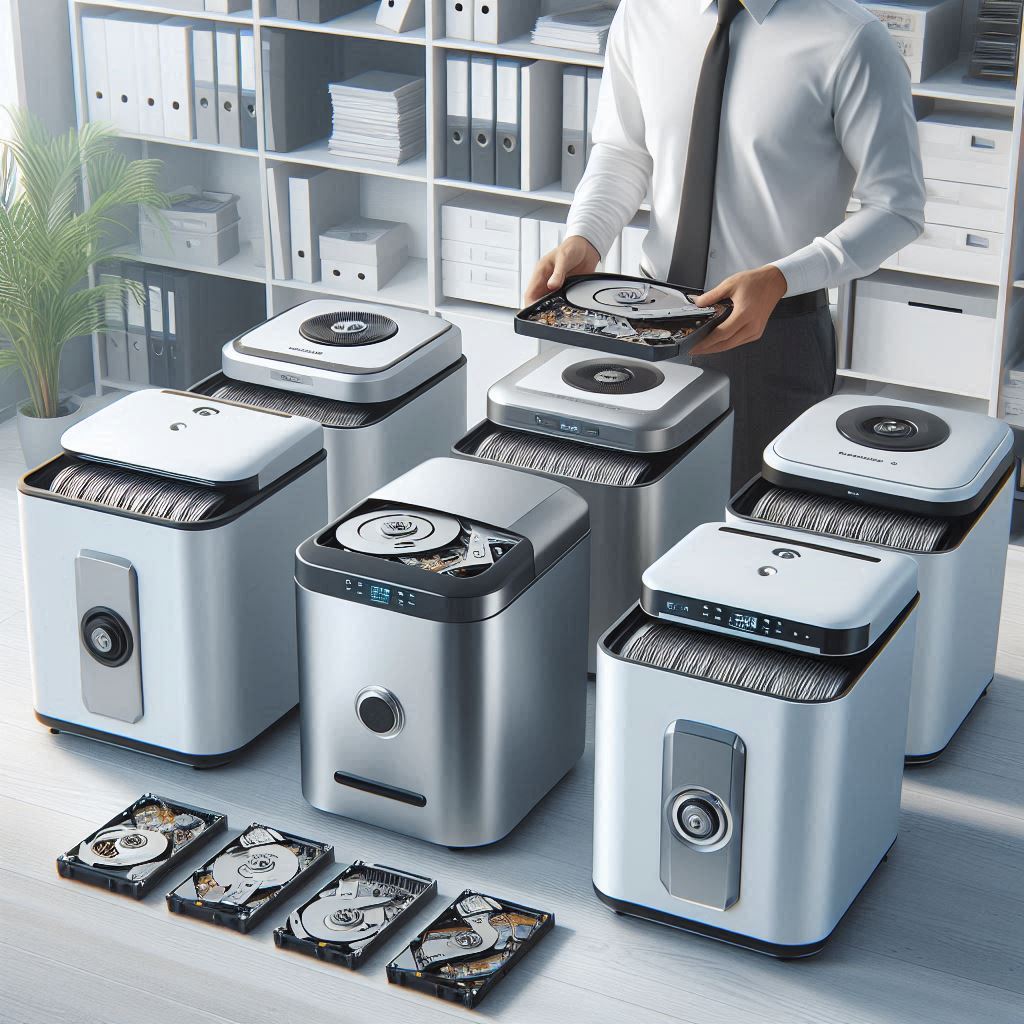 hard drive shredders