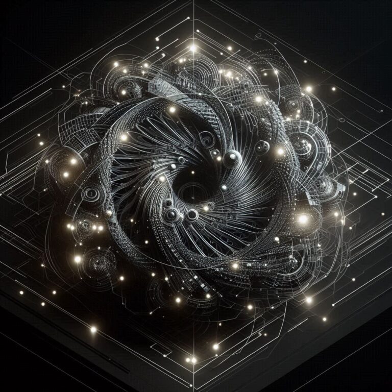 black abstract art