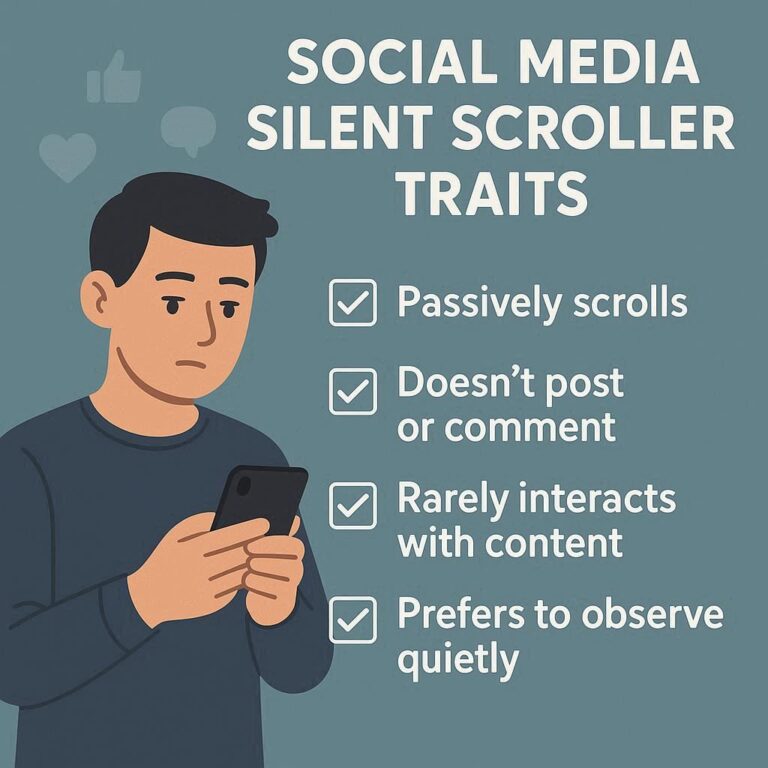 social media silent scroller traits